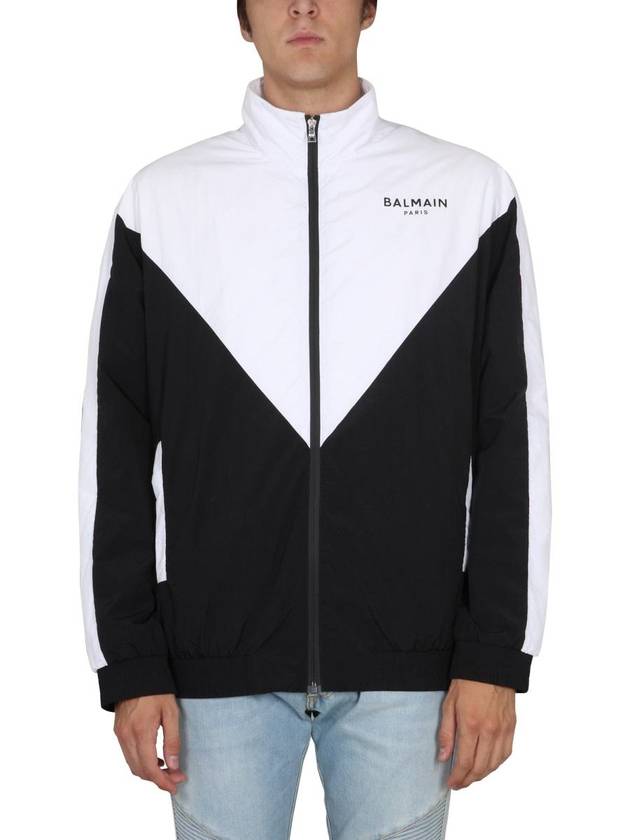 Balmain Sports Jacket With Logo - BALMAIN - BALAAN 1