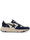 Running Sole Distressed Leather Suede Mesh Low-Top Sneakers - GOLDEN GOOSE - BALAAN 3