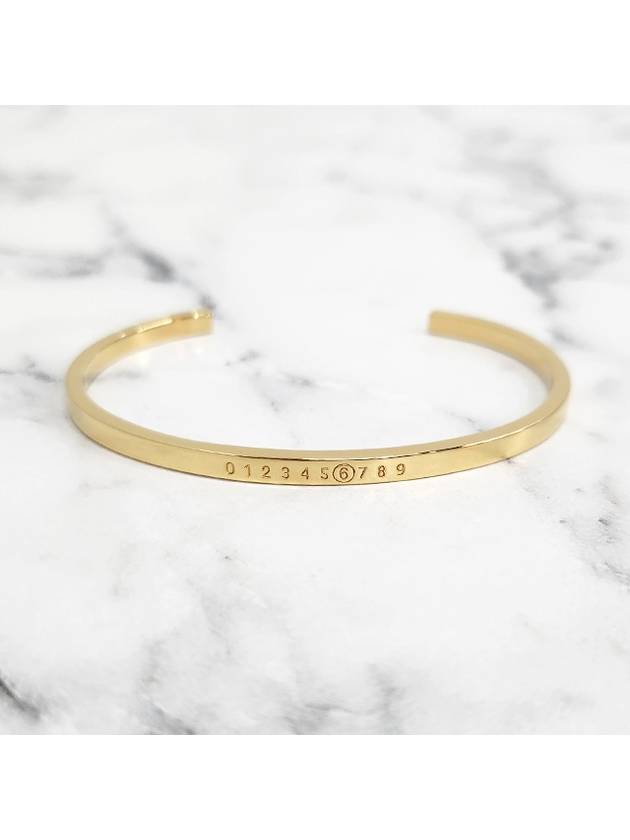 Numeric Minimal Signature Bracelet Gold - MAISON MARGIELA - BALAAN 4