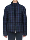 Check Reversible 4 Bar Zip-up Padding - THOM BROWNE - BALAAN 2