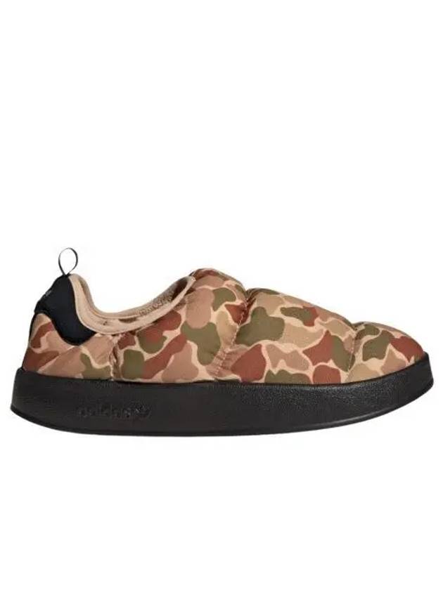 Puffylette Camo Padded Slip-On Brown - ADIDAS - BALAAN 1