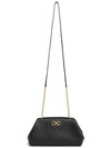 Gancini Leather Shoulder Mini Bag Black - SALVATORE FERRAGAMO - BALAAN 8