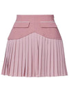 Golf Wear Heart Shape Pleated Skirt Pink - J JANE - BALAAN 2