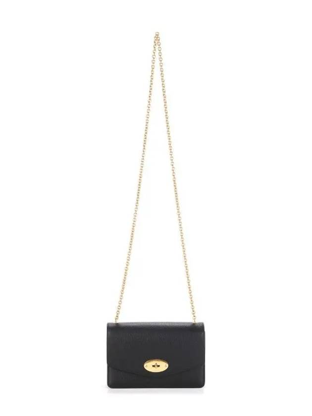 Darley Small Classic Chain Shoulder Bag Black - MULBERRY - BALAAN 7