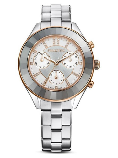 Octea Lux Sports Steel Watch Silver - SWAROVSKI - BALAAN 1