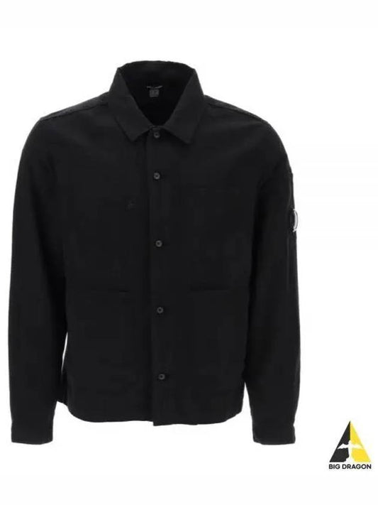 Long Sleeve Shirt 16CMOS277A006273G999 BLACK - CP COMPANY - BALAAN 2