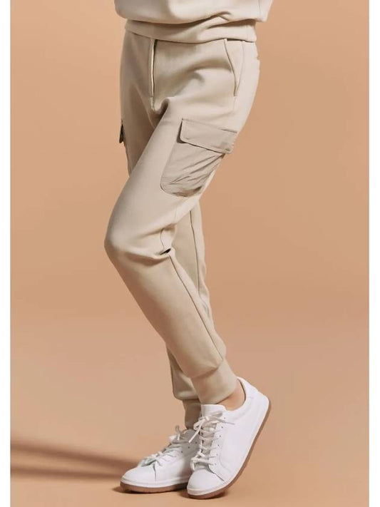 Online Exclusive Women s Cushioned Out Pocket Cargo Jogger Pants Beige - CLEVELAND GOLF - BALAAN 2