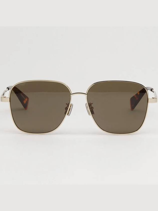 Sunglasses KZ40165U 32E square gold metal frame overfit - KENZO - BALAAN 3