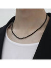 bead necklace black - BASSCLEF - BALAAN 1