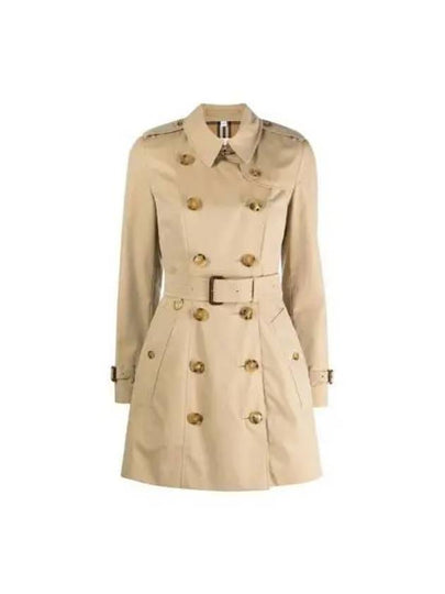 Chelsea Cotton Trench Coat Beige - BURBERRY - BALAAN 2