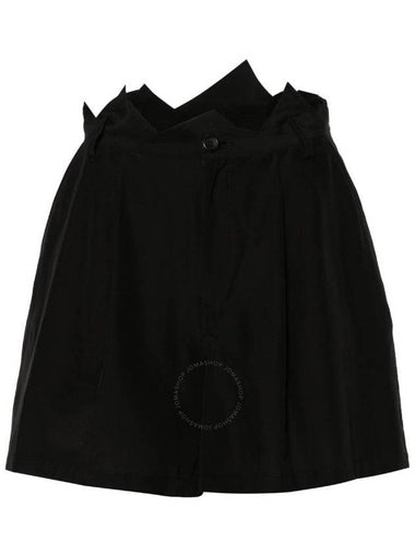 Yohji Yamamoto Asymmetric-Edge Shorts, Brand Size 1 (Small) - YOHJI YAMAMOTO - BALAAN 1