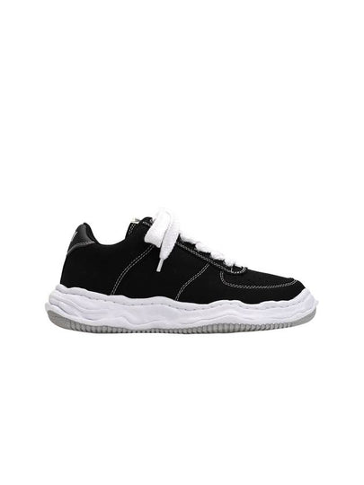 Wayne OG Sole Canvas Low Top Sneakers Black - MIHARA YASUHIRO - BALAAN 2