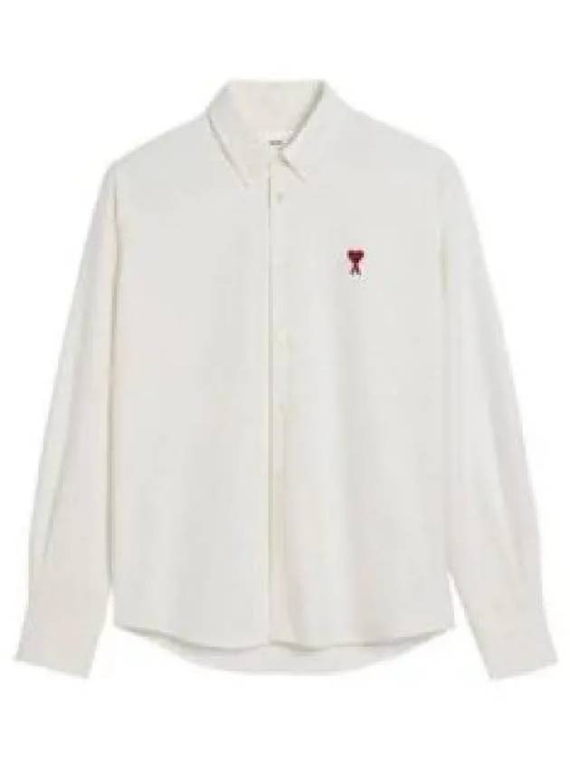 De Coeur Long Sleeve Shirt Ivory - AMI - BALAAN 2