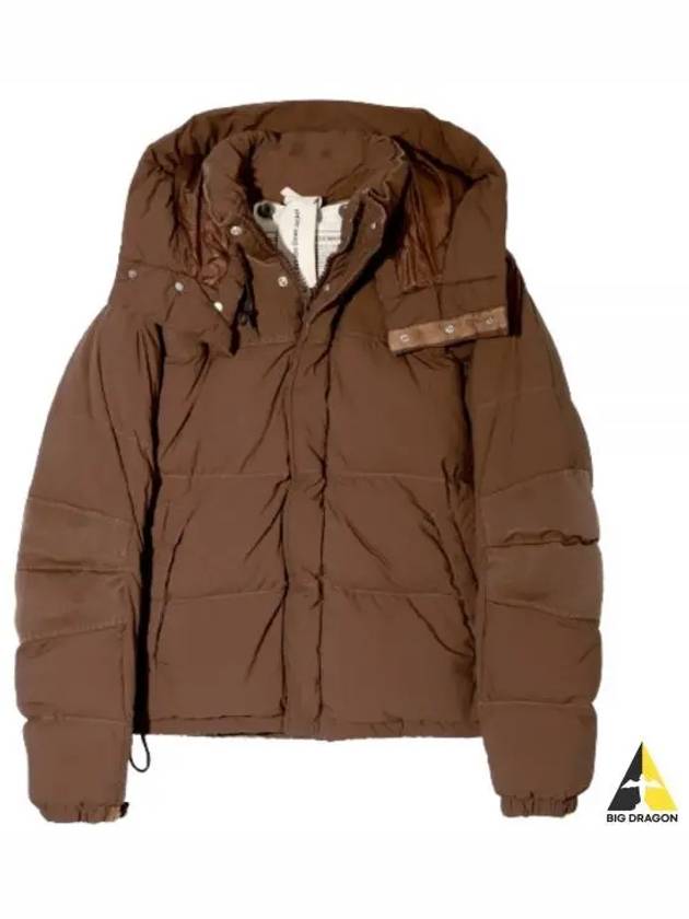 Aspen Combo Down Jacket Padded Brown - TEN C - BALAAN 2