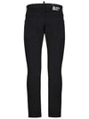 Skater Slim Cut Jeans Black - DSQUARED2 - BALAAN 3