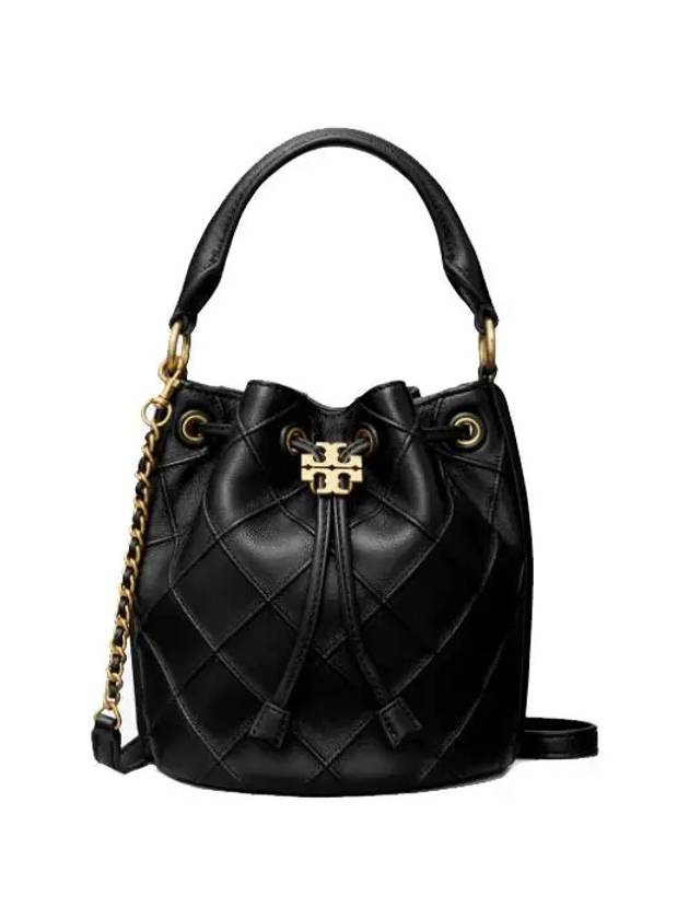 Fleming Soft Bucket Bag Black - TORY BURCH - BALAAN.