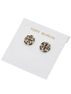 Miller Painted Stud Earrings Ivory - TORY BURCH - BALAAN 9