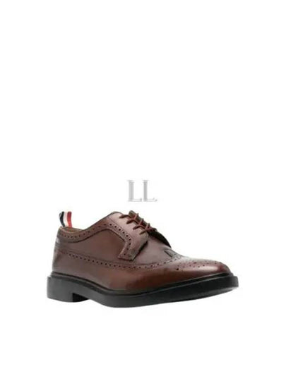 Classic Long Wing Leather Brogue Brown - THOM BROWNE - BALAAN 2