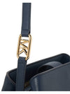 Grained Leather Cross Bag Navy - MICHAEL KORS - BALAAN 10