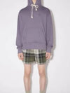 Face Logo Patch Hoodie Faded Purple - ACNE STUDIOS - BALAAN 2