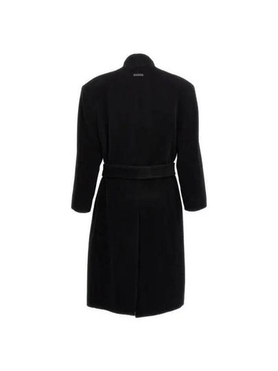 Collarless belt coat FG24FW30624BRHBLACK - FEAR OF GOD - BALAAN 2