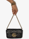 GG Marmont Matelasse Leather Super Mini Bag Black - GUCCI - BALAAN 2