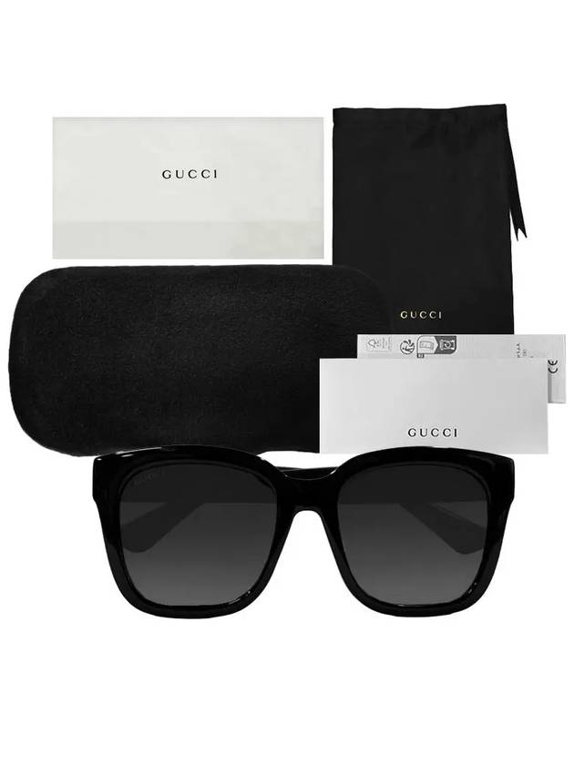 Eyewear Square Frame Sunglasses Black - GUCCI - BALAAN 11