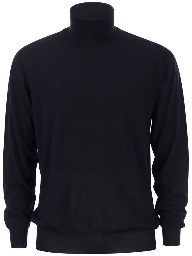 Men s Classic Turtleneck Navy - FEDELI - BALAAN 2