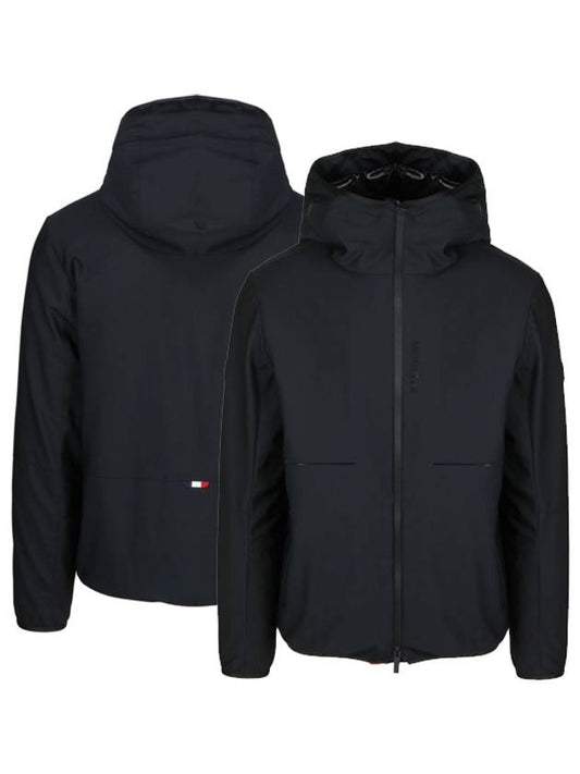 Men's CARRENAC Down Hooded Padding Black - MONCLER - BALAAN.