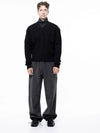 Men s M243TP07BK Dense Cable V neck Knit Black - CHANCE'S NOI - BALAAN 5