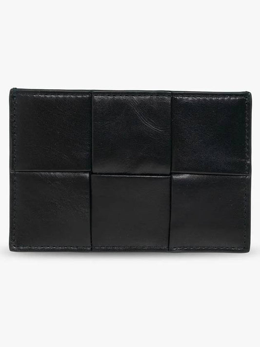 Maxi Intrecciato Leather Card Wallet Dark Green - BOTTEGA VENETA - BALAAN 2