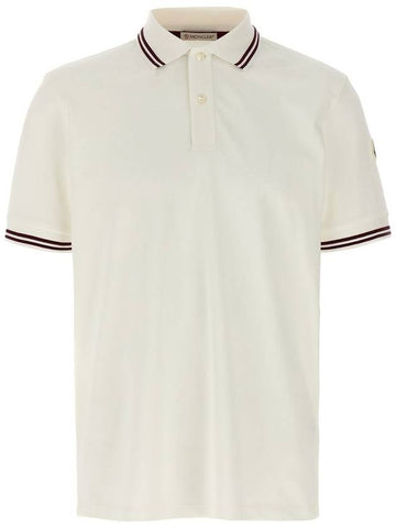 Moncler Piqué Polo Shirt - MONCLER - BALAAN 1