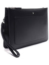 Meisterstuck Urban Two Zip Clutch Bag Black - MONTBLANC - BALAAN 4