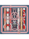 Fantaisie D'Etriers 90 Scarf Anthracite - HERMES - BALAAN 1