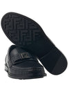 FF Square Leather Loafers Black - FENDI - BALAAN 6