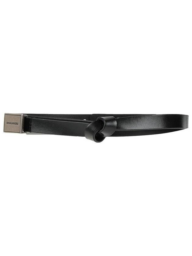 Knot detail leather belt - DSQUARED2 - BALAAN 5