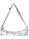 ECO LEATHER HOBO CROSS BAG SILVER - THE GREEN LAB - BALAAN 5