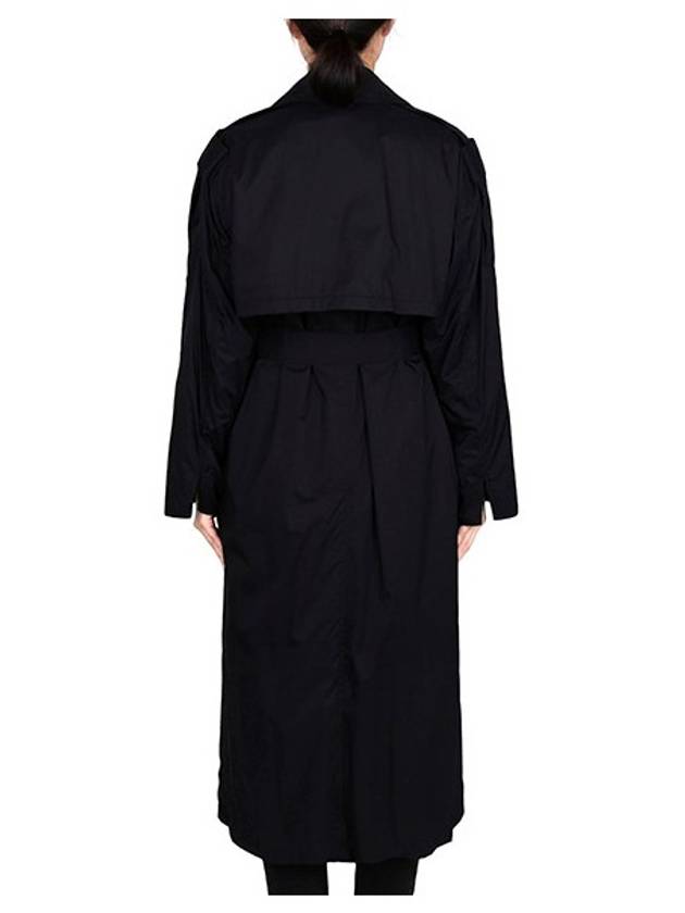 Deva Nylon Trench Coat Black - MONCLER - BALAAN 4