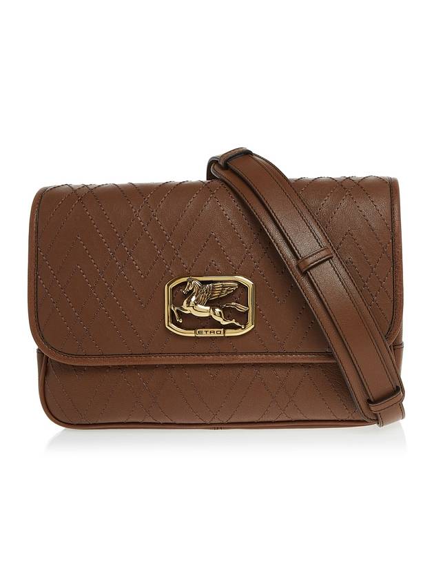 Pegasus Chevron Shoulder Bag Brown - ETRO - BALAAN 2