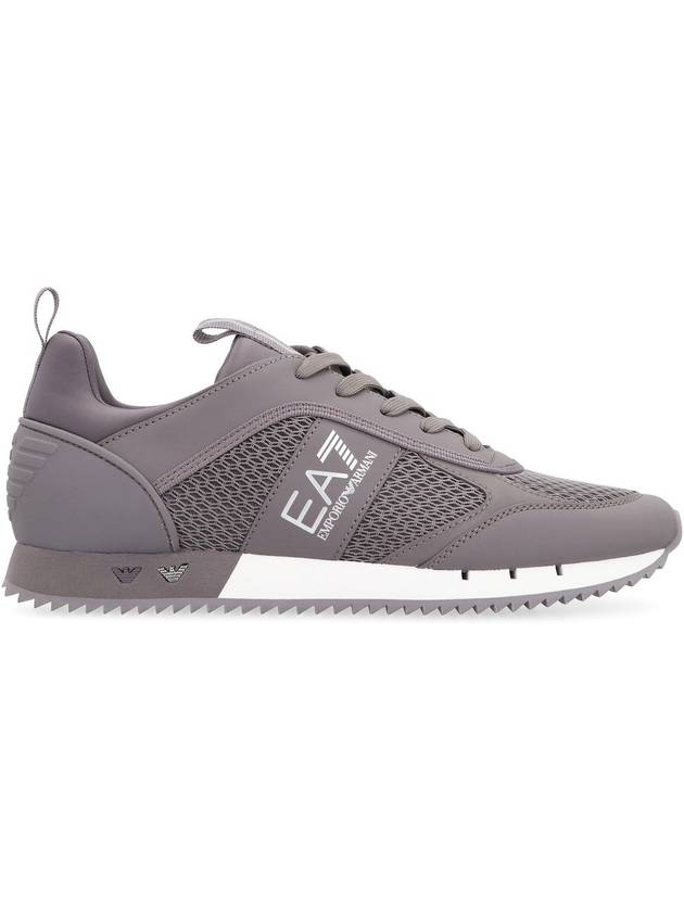 Ea7 Emporio Armani Mesh And Vegan Leather Low-Top Sneakers - EMPORIO ARMANI - BALAAN 2