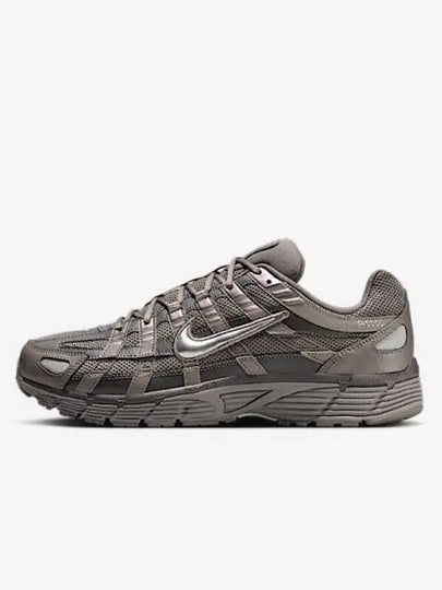 P 6000 Metallic Low Top Sneakers Cave Stone - NIKE - BALAAN 2