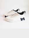 Bouncing Suede Low Top Sneakers White - HERMES - BALAAN 2