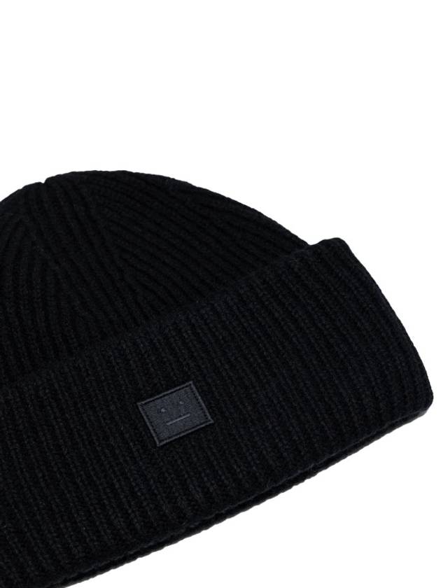 Small Face Logo Beanie Black - ACNE STUDIOS - BALAAN 3