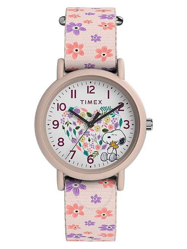 Timex Peanuts Quartz White Dial Ladies Watch TW2W33400 - TIMEX - BALAAN 1