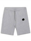 Men's Lens Wappen Bermuda Shorts Grey - CP COMPANY - BALAAN 2