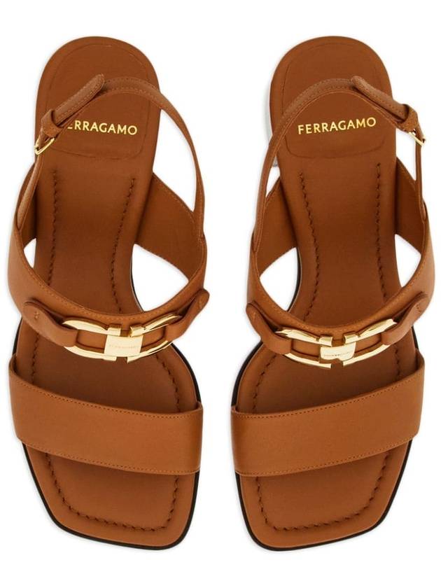 Ferragamo Sandals Brown - SALVATORE FERRAGAMO - BALAAN 3