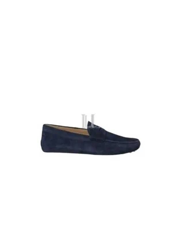 Men's City Gomino Suede Driving Shoes Navy - TOD'S - BALAAN 2