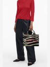 Zebra Canvas The Medium Tote Black White - MARC JACOBS - BALAAN 8