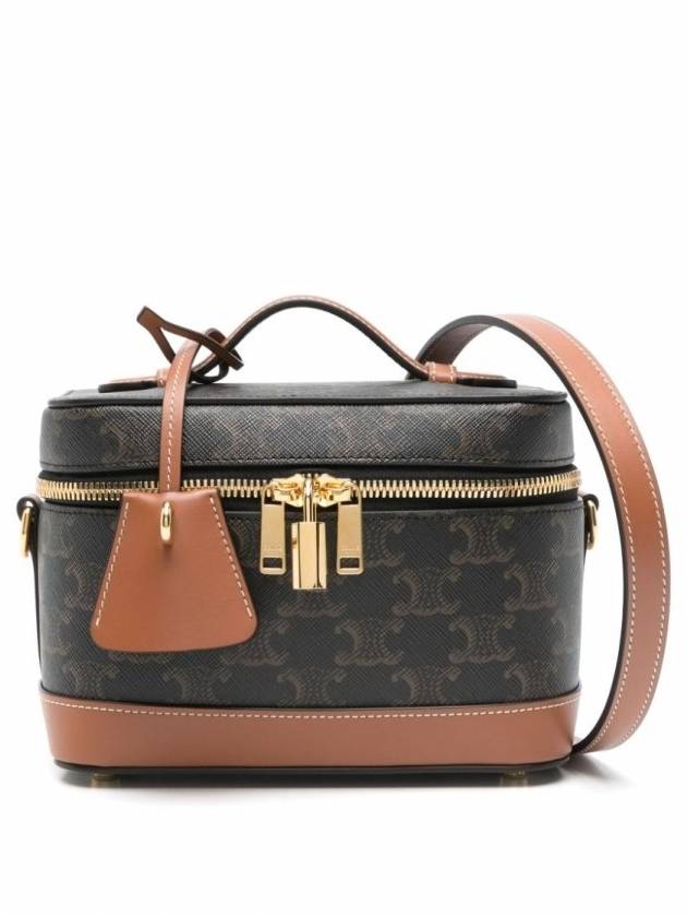 Celine vanity in Triomphe canvas and calfskin CEL4839HBRWZZZZZ00 - CELINE - BALAAN 2