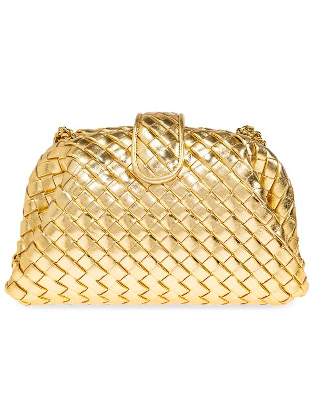 Bottega Veneta Small Lauren Shoulder Bag, Women's, Gold - BOTTEGA VENETA - BALAAN 3